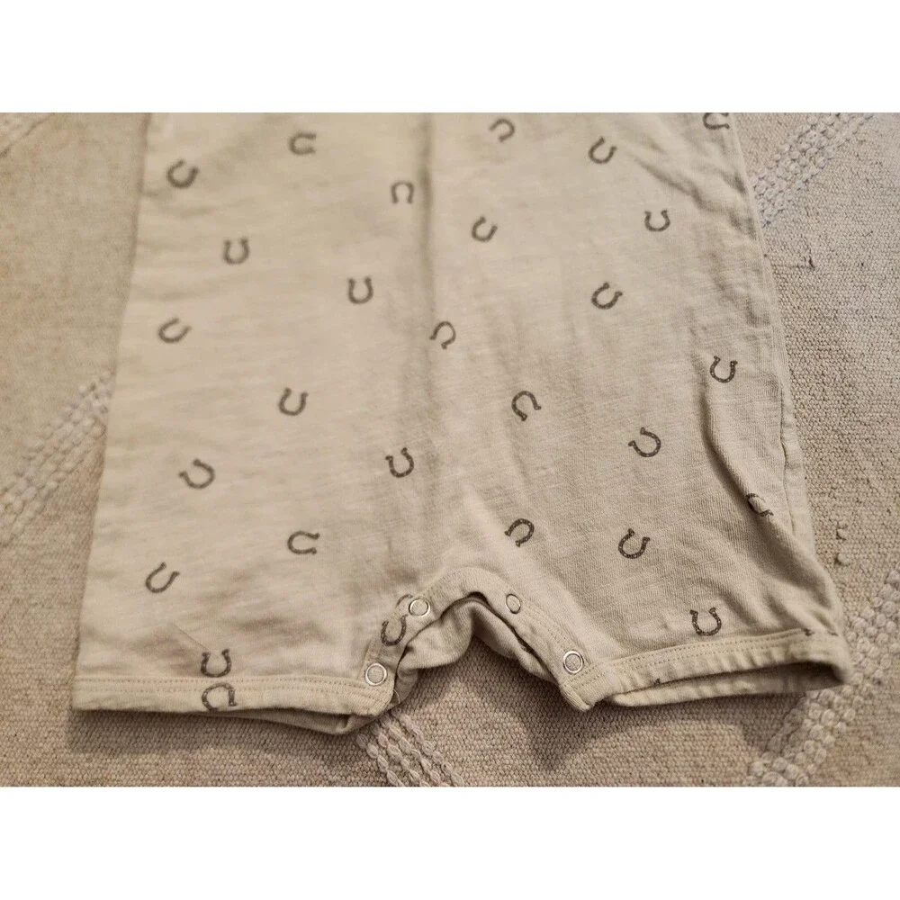 Rylee and cru dash romper horseshoes size 3-6 months